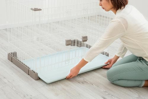 お掃除楽ちんサークル屋根セット仕切りなし 906