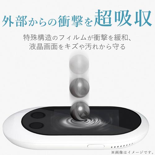 POCKETALK W用フィルム 衝撃吸収反射防止