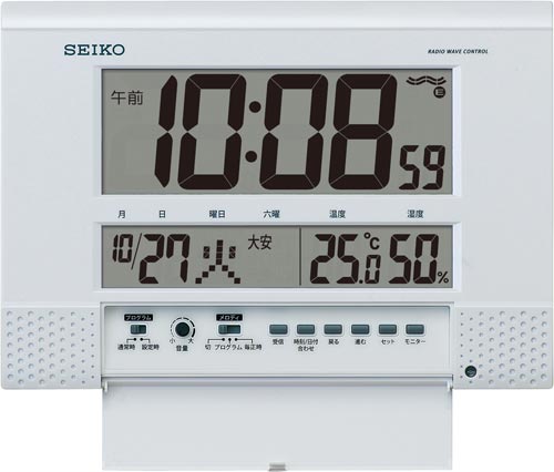 プログラム機能付電波時計 SQ435W