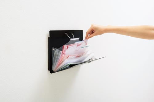 ウォールドキュメントファイル A5 黒 3冊