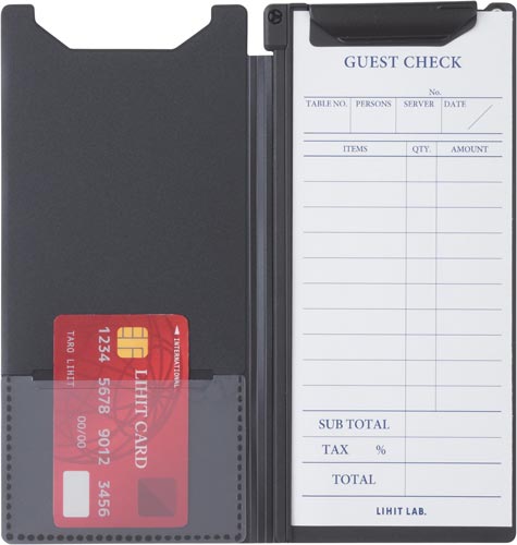 お会計ボード<カバー付> 乳白