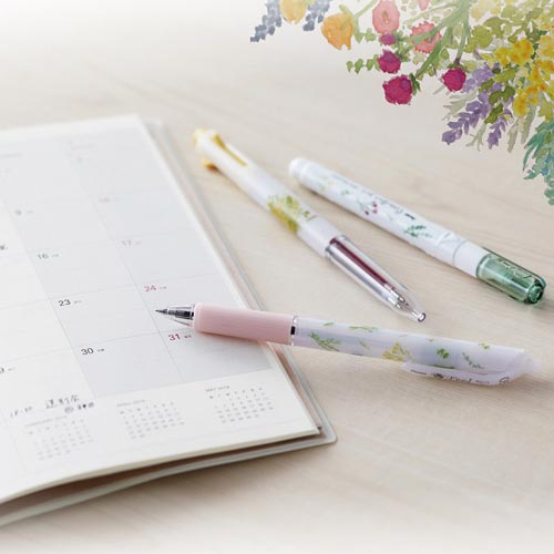 ぺんてる 限定ボタニカルコーデ アイプラス カウネット