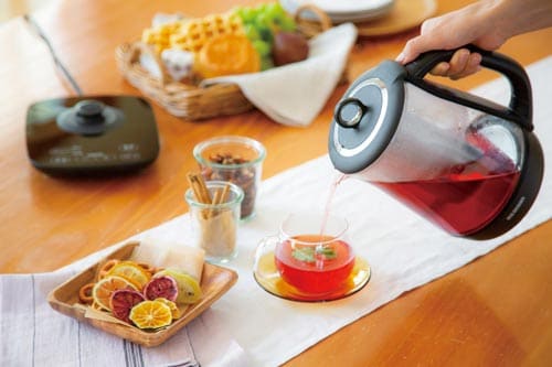 ガラスケトル 温度調整付 IKE−G1500T−B