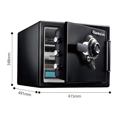セントリー ビッグボルトシリーズ ダイヤル式１時間耐火・耐水金庫