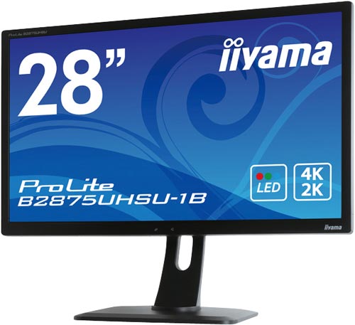 28型ワイド液晶モニタB2875UHSU−B1B黒