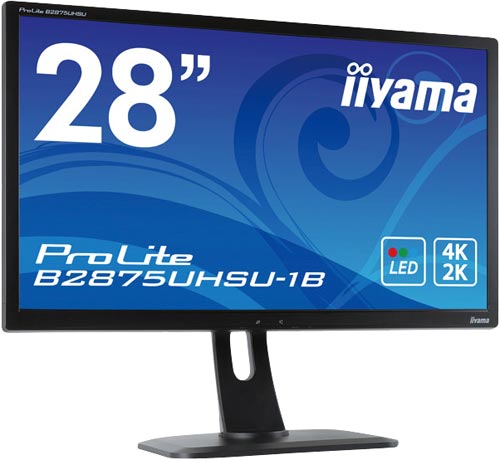 28型ワイド液晶モニタB2875UHSU−B1B黒