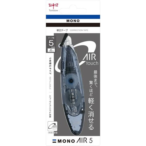 修正テープ モノエアーペン型詰替式 5mm幅黒