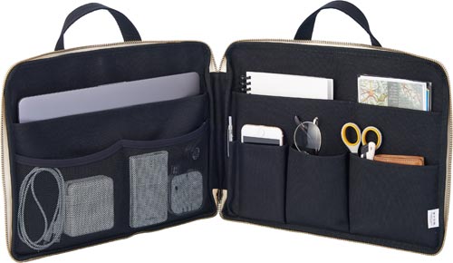 HINEMO スタンドポーチL ネイビー