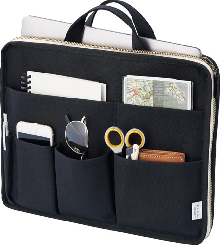 HINEMO スタンドポーチL ネイビー