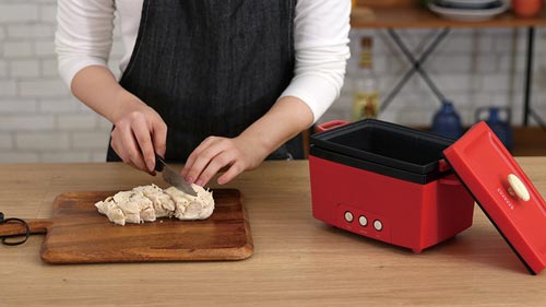 サラダチキンメーカーレシピブック付き ベージュ