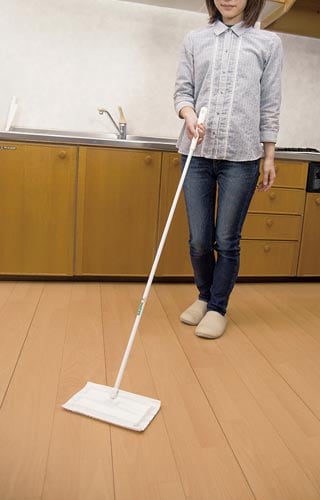 スミまで拭けるウェットモップL