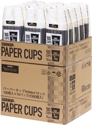 ペーパーカップ205ML 100個×30