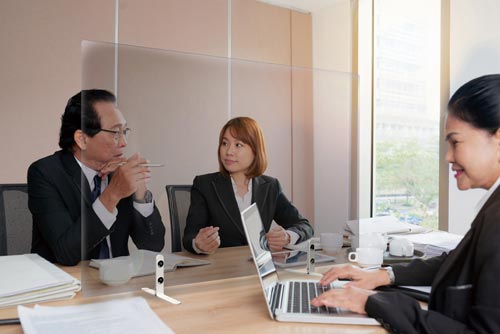 飛沫防止透明パネル 窓なし W900×H600mm