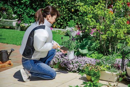 クールウェアDIY 長袖セット L グレー