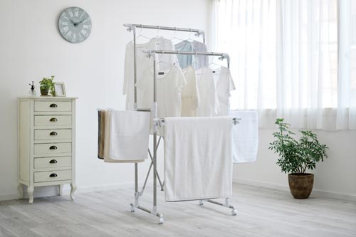 組み立て簡単たっぷり物干し KTM−2018R