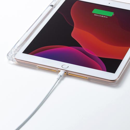 iPad 10.2インチ クリアカバー