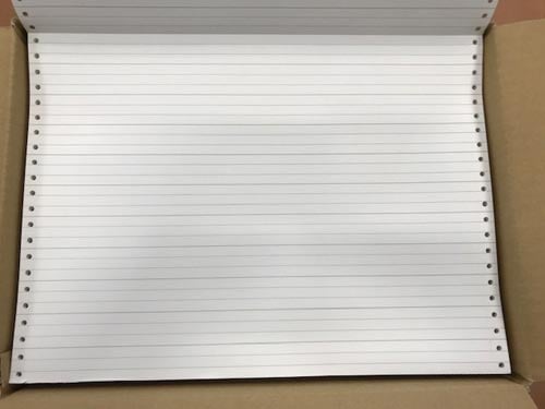 連続伝票用紙 1/3単線15×11 2000枚