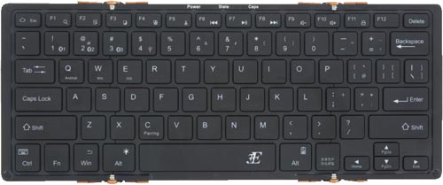 Bluetoothキーボード「Dual」3つ折り
