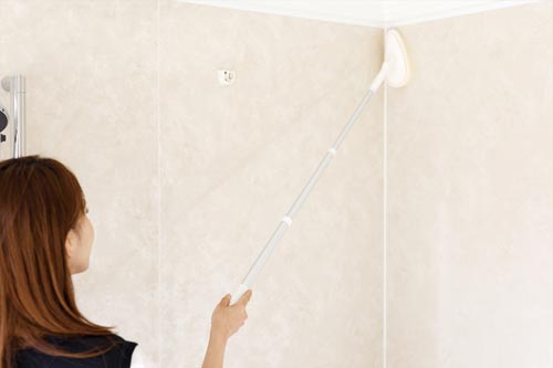 サット 伸縮アルミハンドル3段 ホワイト