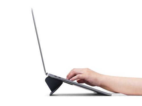 折り紙式ノートスタンド チャコールグレー