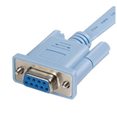 RJ45−DB9 Ciscoコンソールケーブル