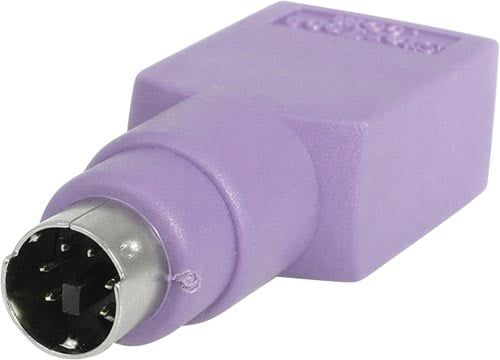 USB メス− PS/2 オス 変換アダプタ