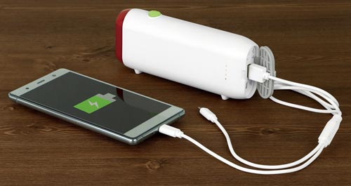 手回し充電ライト