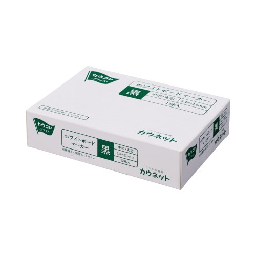 ホワイトボードマーカー 丸芯 黒60本