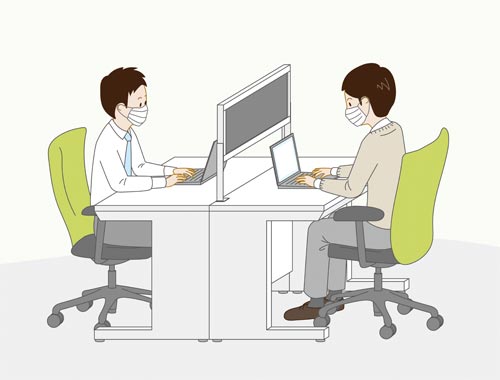 高さが変わるデスクトップパネルクランプ式1200灰