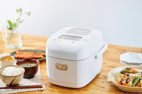 圧力IHジャー炊飯器3合 ホワイト RC−PD30