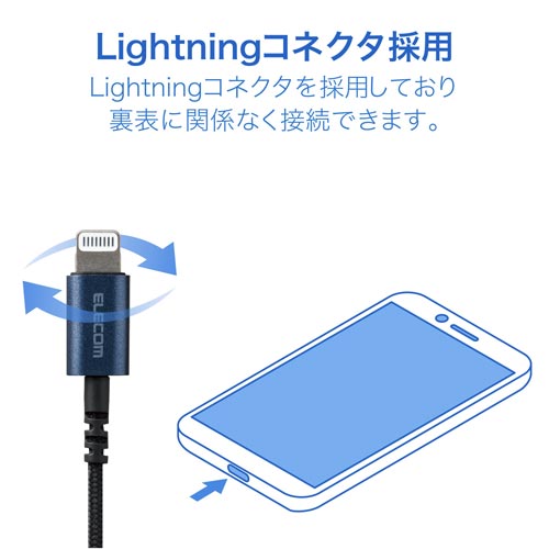 エレコム マイク付ライトニングイヤホン ｌｆｓ１２ｃ カウネット