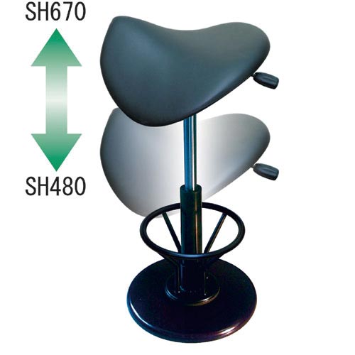 鞍馬チェア ブラック