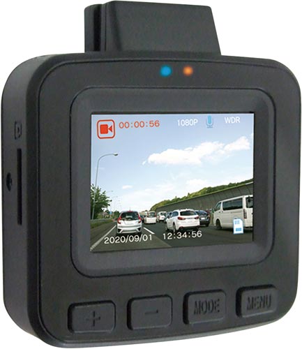 液晶一体型ドライブレコーダー(200万画素)