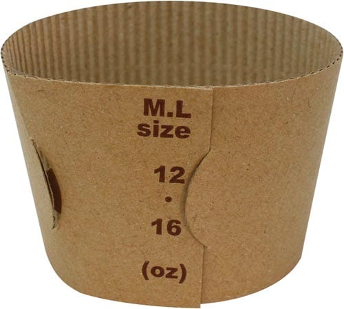 カップスリーブ100枚茶×5