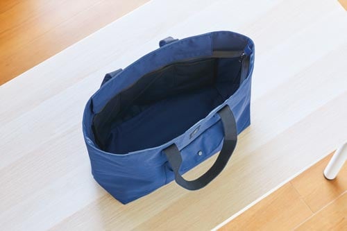 ALCLEA ラージトートバッグ ネイビー