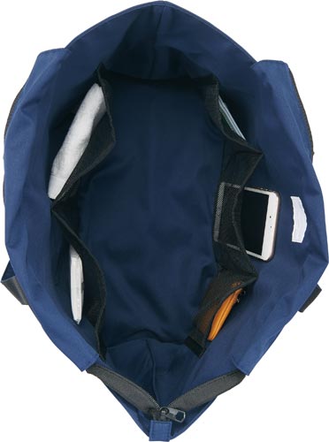 ALCLEA ラージトートバッグ ネイビー