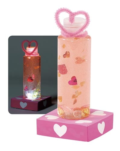 キラキラ光る!スノードームライト