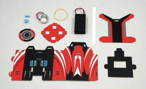 サイクロンクリーナー組立キット(レッド)