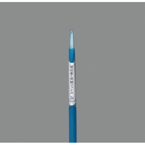 領収書&明細ファイル(固定式)ノビータ24P 白