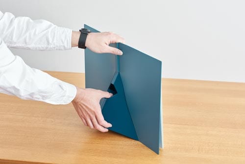 ジリッツクリアーファイル青10P