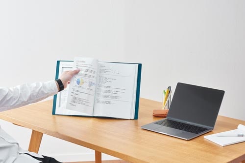 ジリッツクリアーファイル青10P