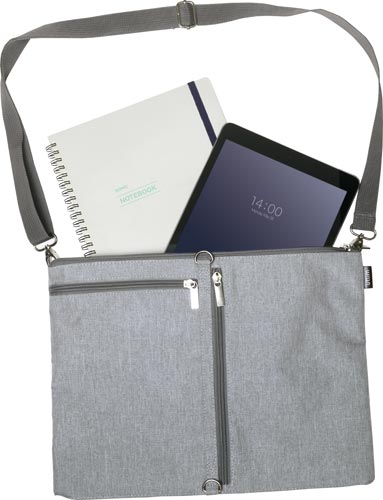 ユートリム ひろがるサコッシュ A4 グレー