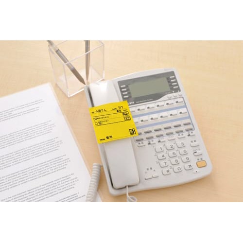 ポストイット 強粘着74×69 電話ノート 10冊