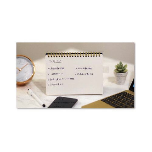 ホワイトボードノートB6 ブルーx6