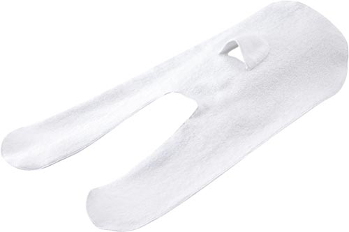 フェイスマスク 蒸しタオル ホワイト