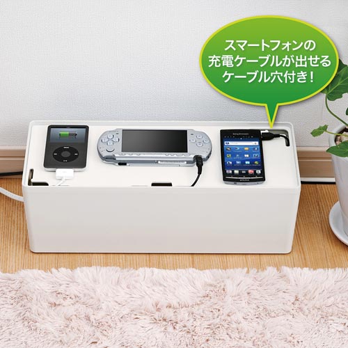 ケーブル&タップ収納ボックス
