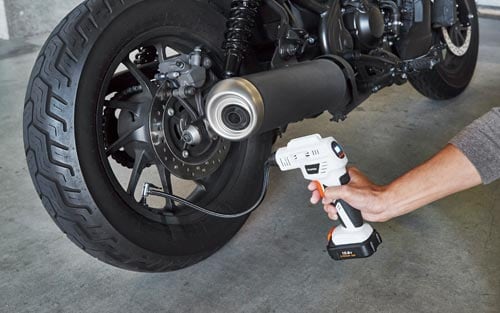 充電式エアコンプレッサ 10.8V ホワイト