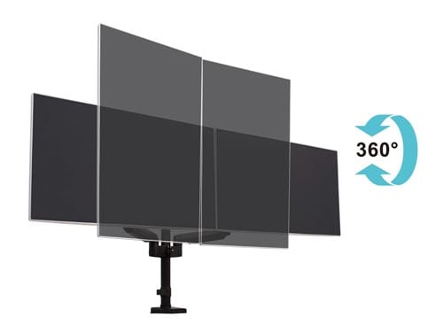 デュアルモニター対応液晶モニターアーム