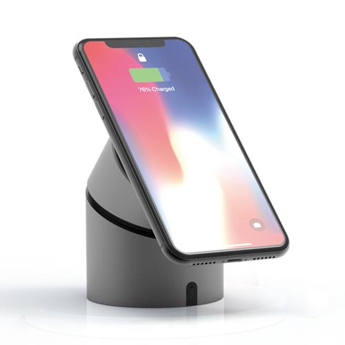 360°スピーカー搭載 ワイヤレス充電器