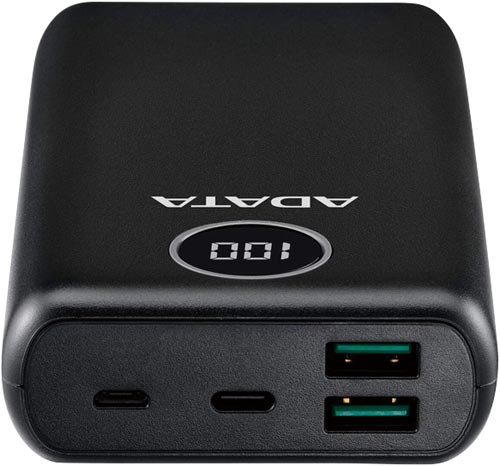 20000mAh モバイルバッテリー ブラック